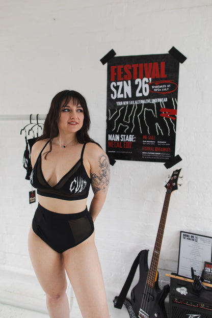 The Metal Edit - Wireless Longline Bralette