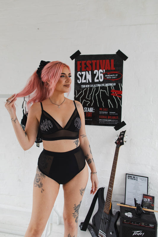 The Metal Edit - Wireless Longline Bralette
