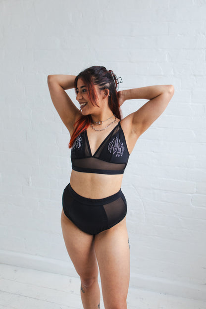 The Metal Edit - High Waisted Briefs