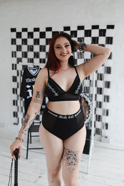 Barbed Wire Edit - Wireless Longline Bralette