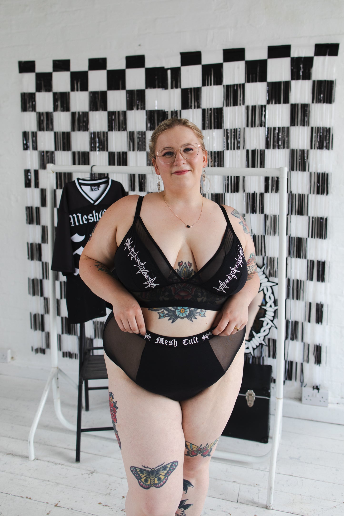 Barbed Wire Edit - Wireless Longline Bralette