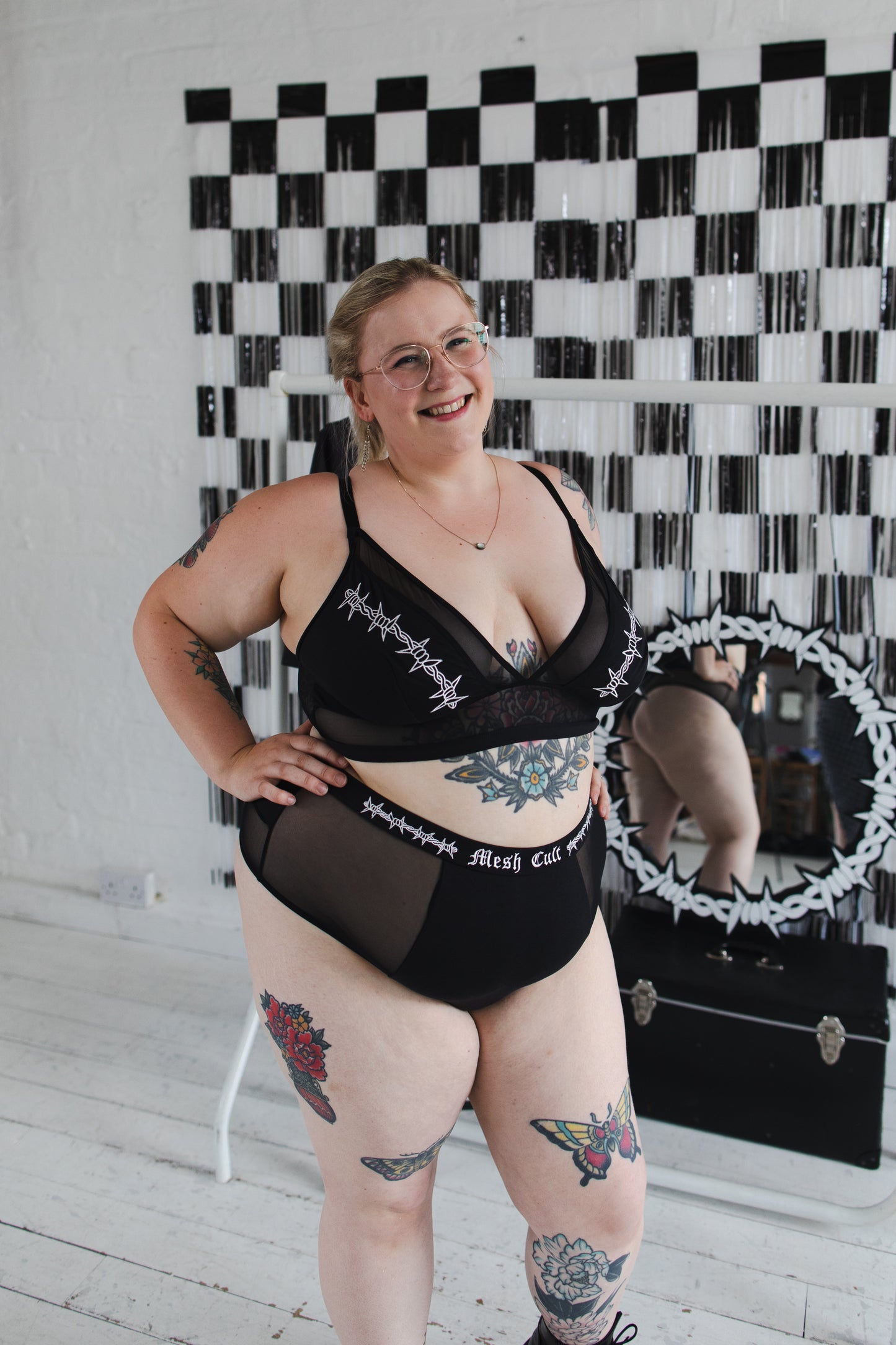 Barbed Wire Edit - High Waisted Briefs