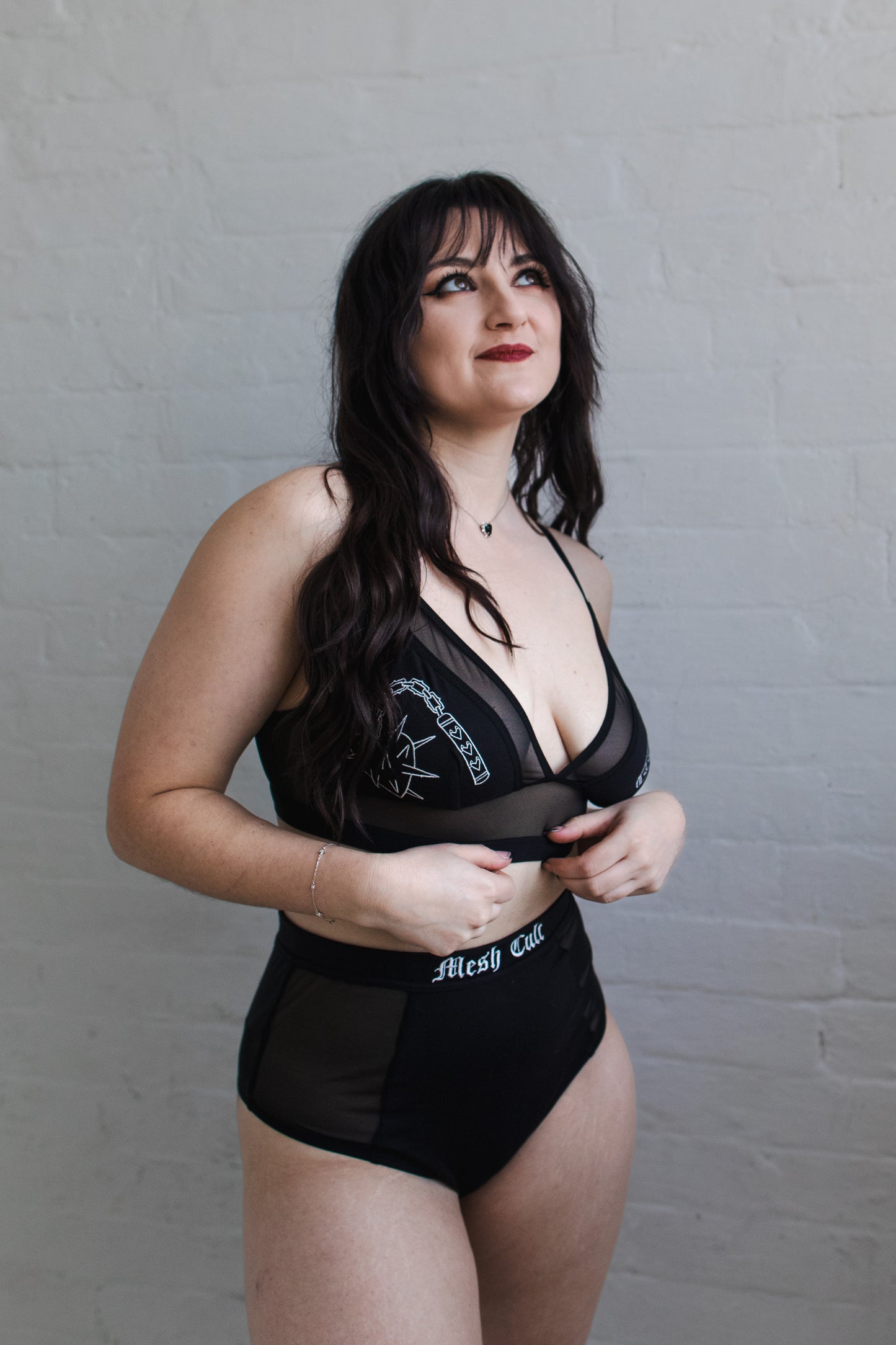 Heart Flail Edit - Wireless Longline Bralette
