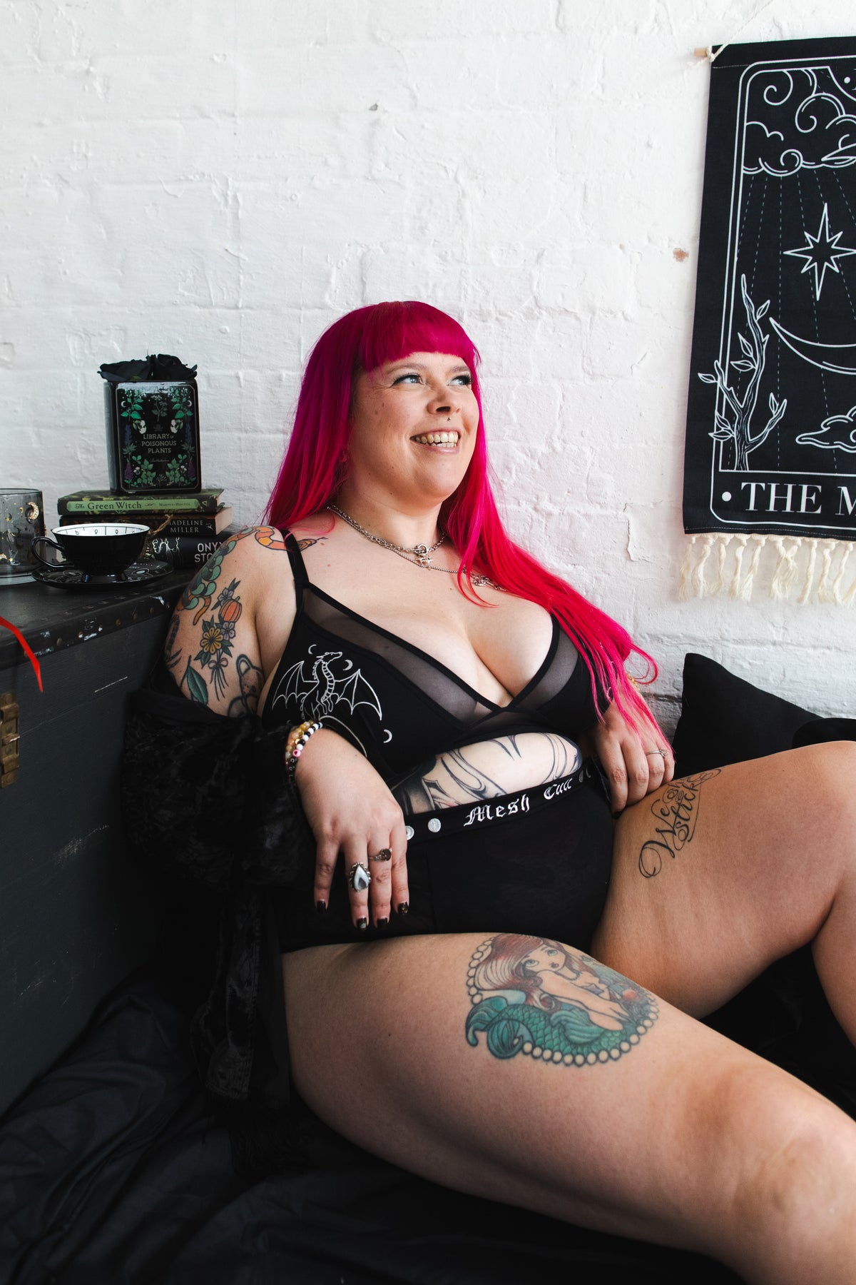 The Dragon Edit - Wireless Longline Bralette