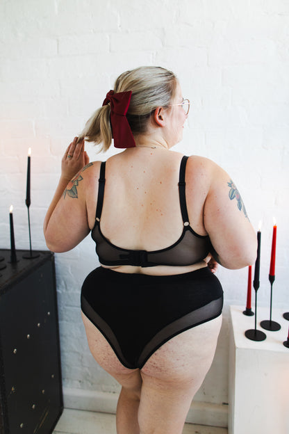 Red High Waisted Briefs