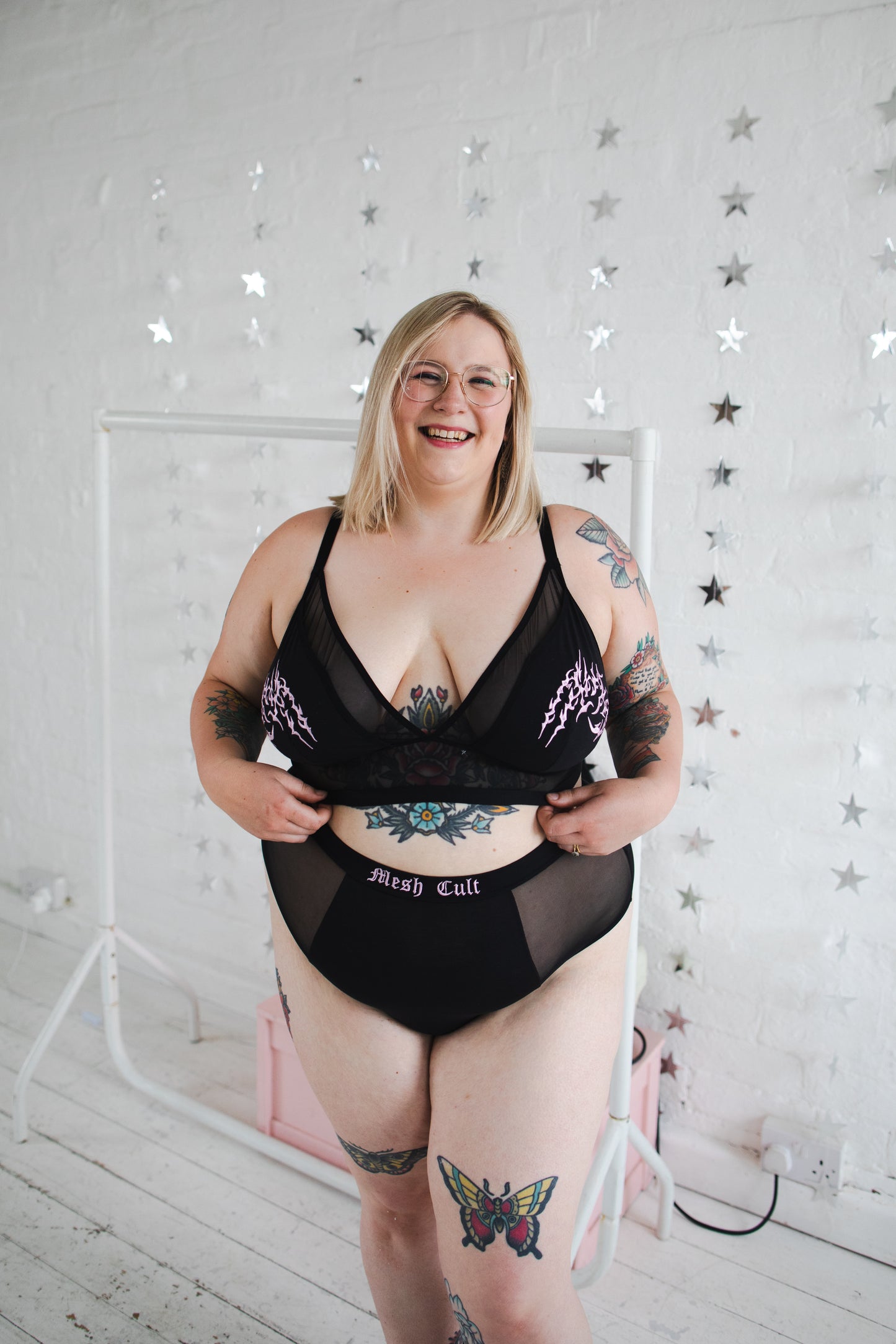 Cyber Sigilism Edit - Wireless Longline Bralette