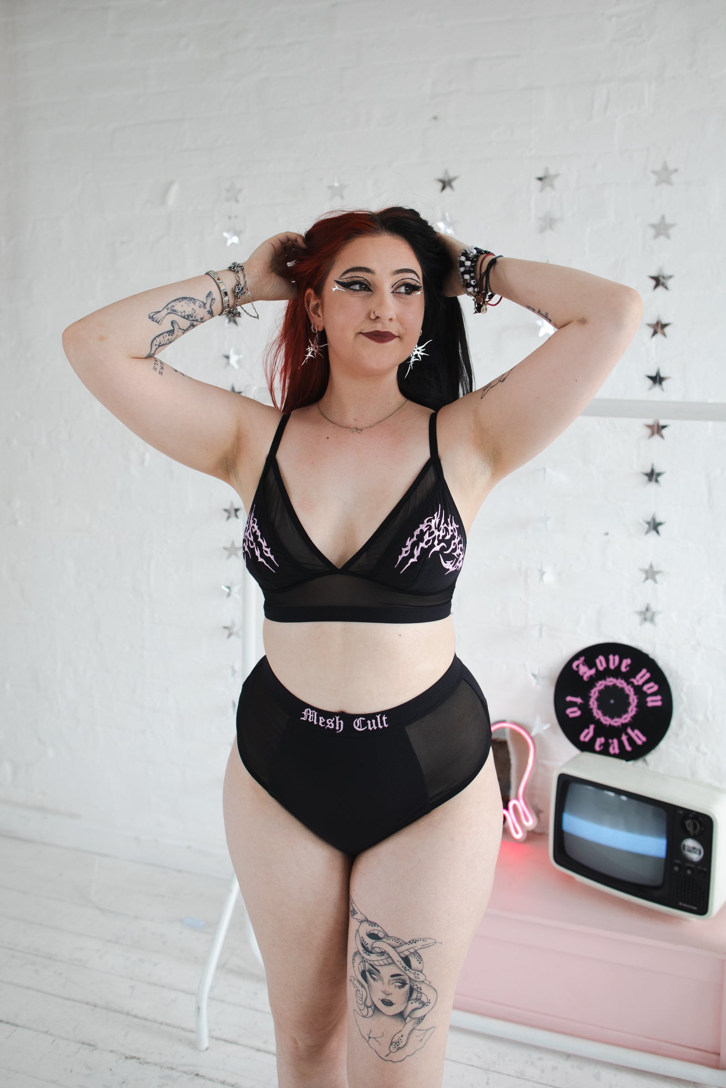 Pink High Waisted Briefs - The Cult Classics 2.0