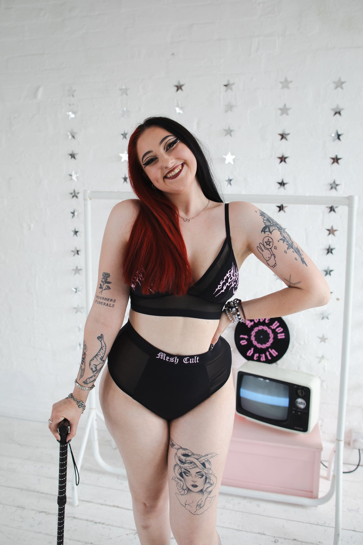 Cyber Sigilism Edit - Wireless Longline Bralette