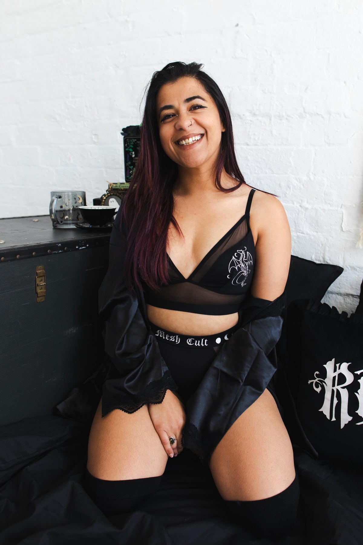 The Dragon Edit - Wireless Longline Bralette